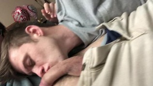 Pleasuring My Hung Boyfriend and Swallowing His Load